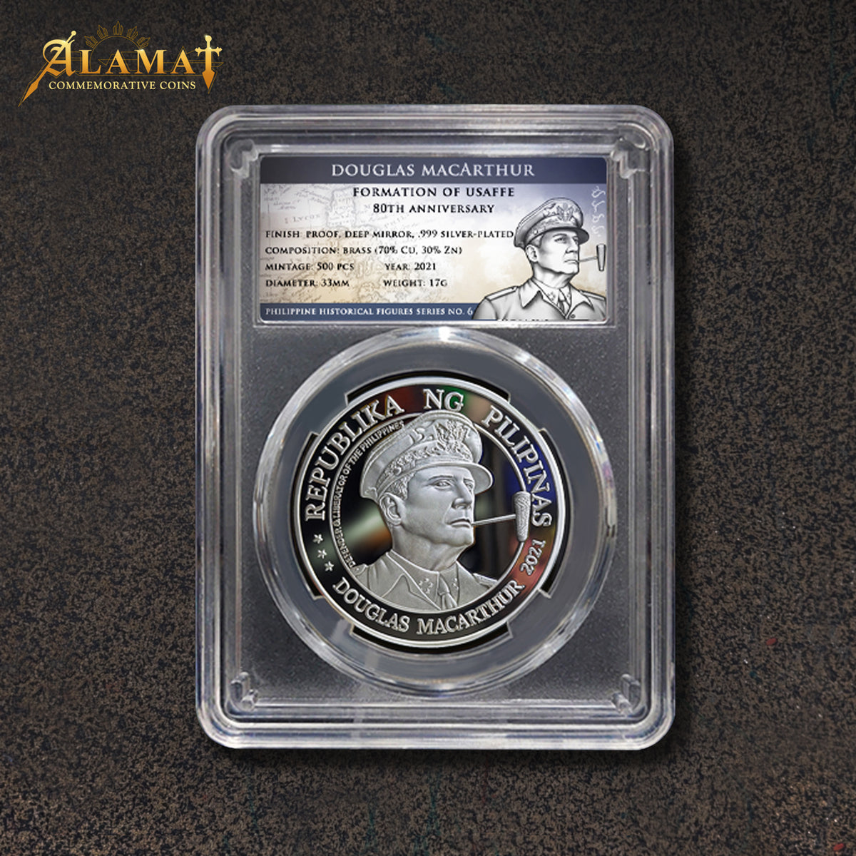 Douglas MacArthur - 80th Formation of USAFFE Commemorative Medal
