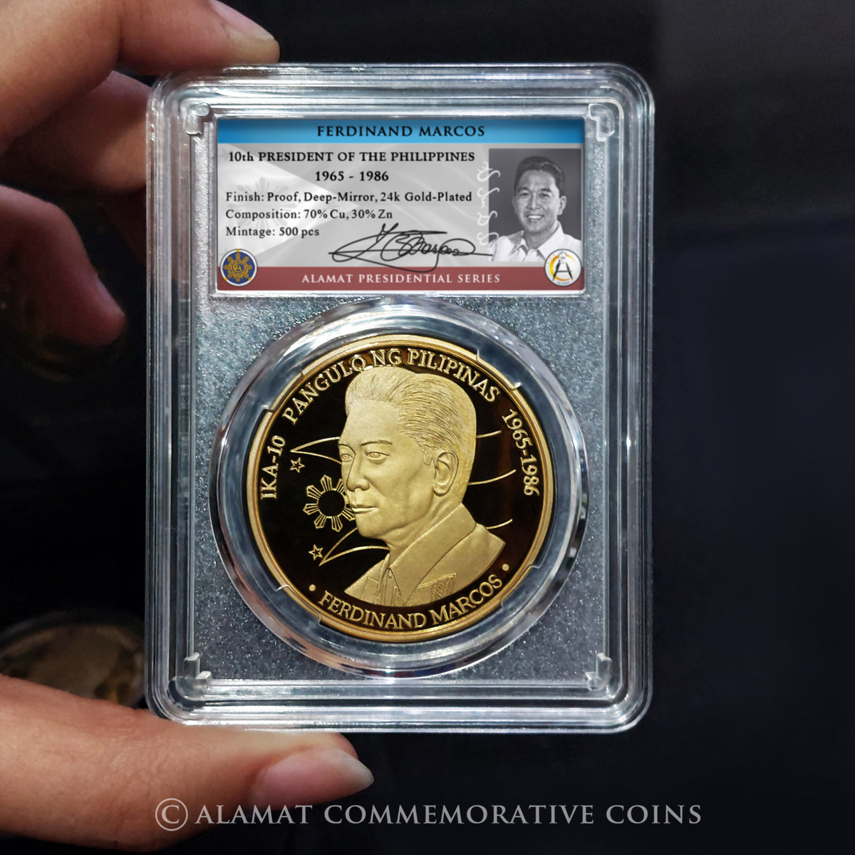 Ferdinand Marcos Commemorative Medal