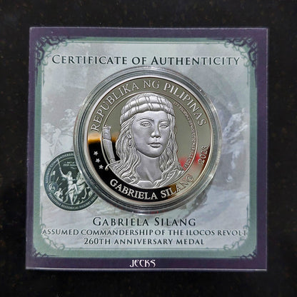 Gabriela Silang - 260th Assumed Commandership of the Ilocos Revolt
